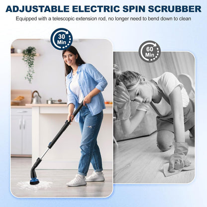 Electric Spin Scrubber, Cordless Cleaning Brush - Leilani Your Home Girls' Shop