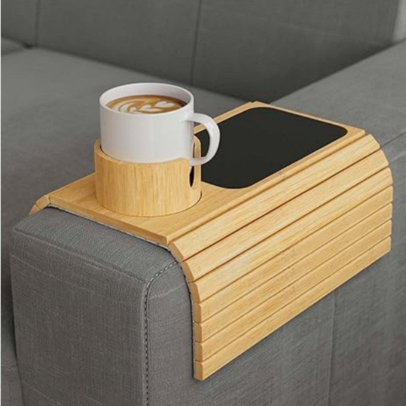 Modern Minimalist Bamboo Sofa Tray - Leilani Your Home Girls' Shop